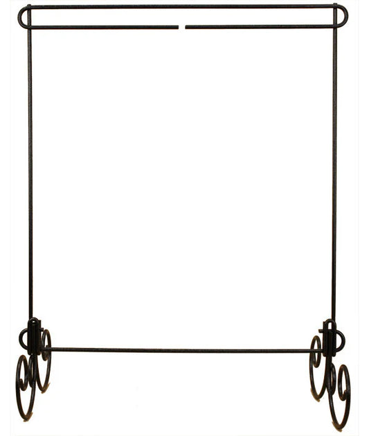 12 x 14 Inch Table Stand - No Header - Charcoal