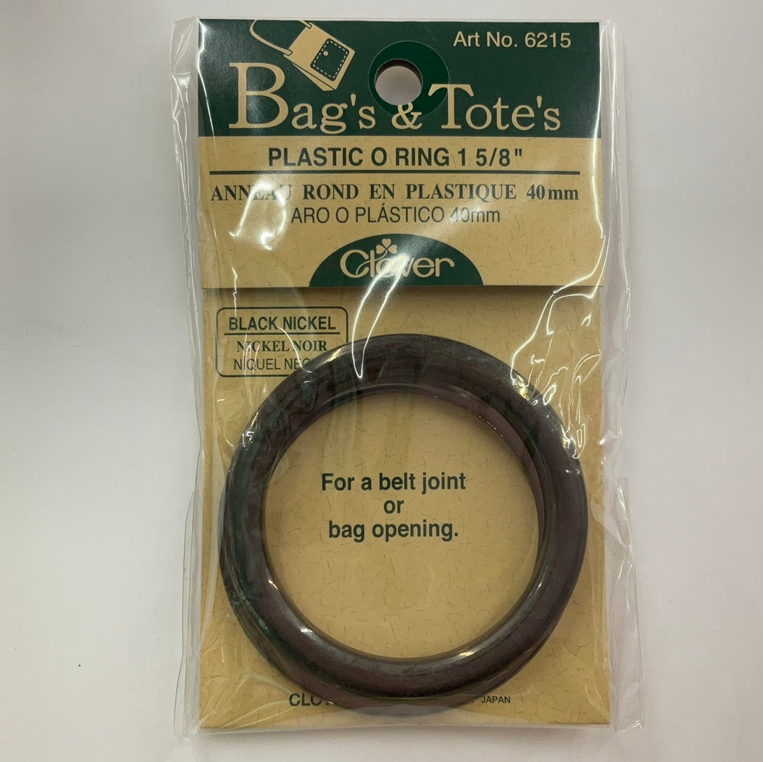 Plastic O Ring - Black Nickel - 1 5/8"