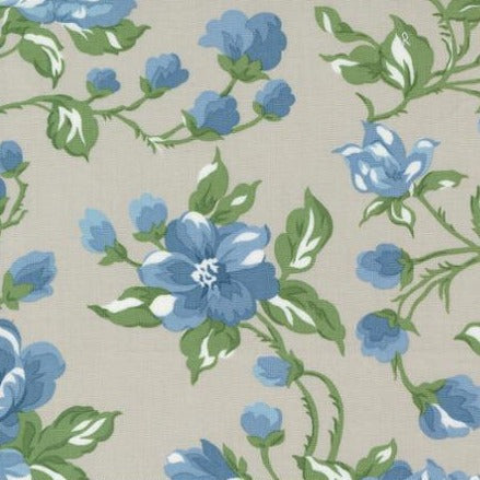 Shoreline - Cottage Large Floral - Grey