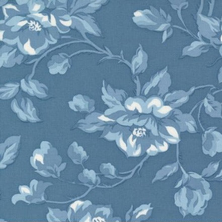 Shoreline - Cottage Large Floral - Medium Blue