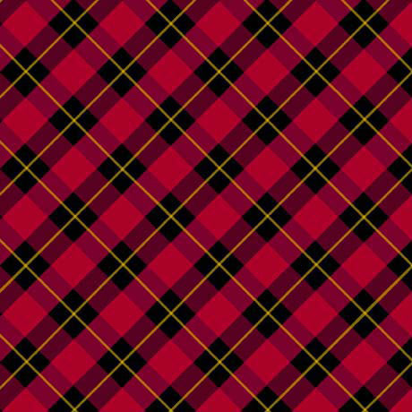 Checking It Twice - Tartan Plaid - Red