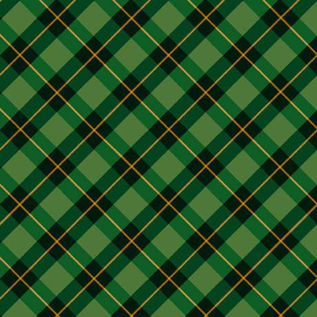 Checking It Twice - Tartan Plaid - Green