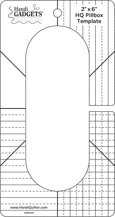 HQ Pillbox Template 2.5" x 6.5"