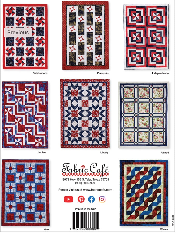 Make it Patriotic with 3-Yard Quilts