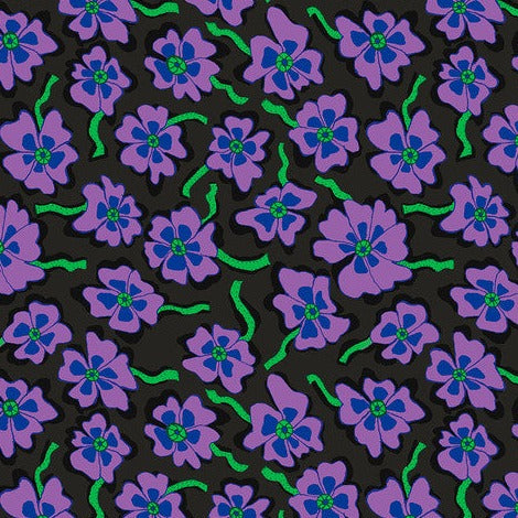 August 2023 - Camo Flower - Black