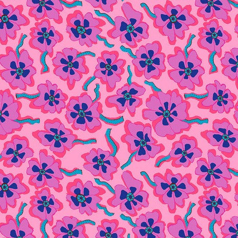 August 2023 - Camo Flower - Pink