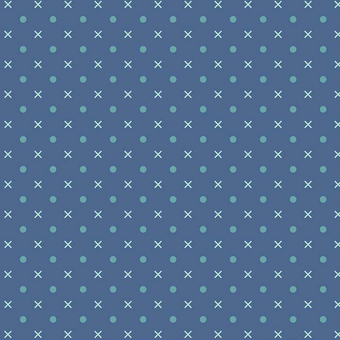 Bee Dots - Denim 108"