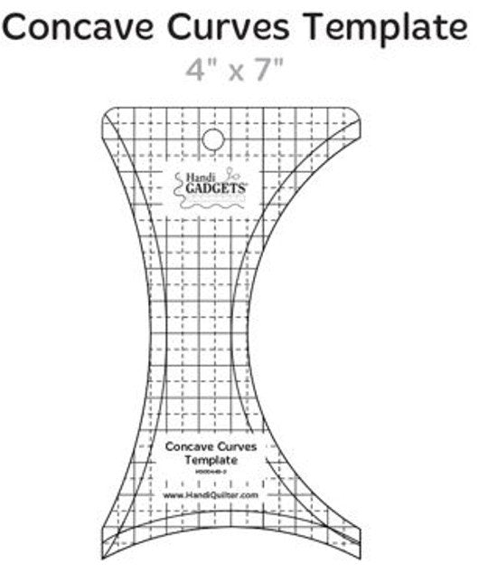 Concave Curves Template