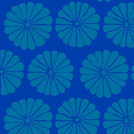 February 2021 - Damask Flower - Blue