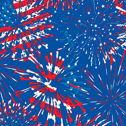 Fireworks Display - Blue 108"