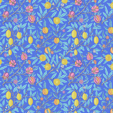 Kaffe x Morris & Co. - Fruit - Cobalt