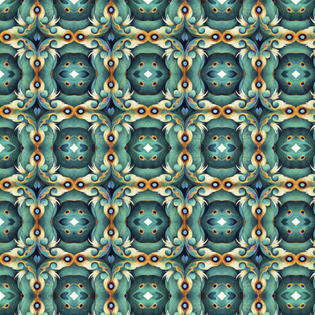 Resplendent - Medallion - Teal