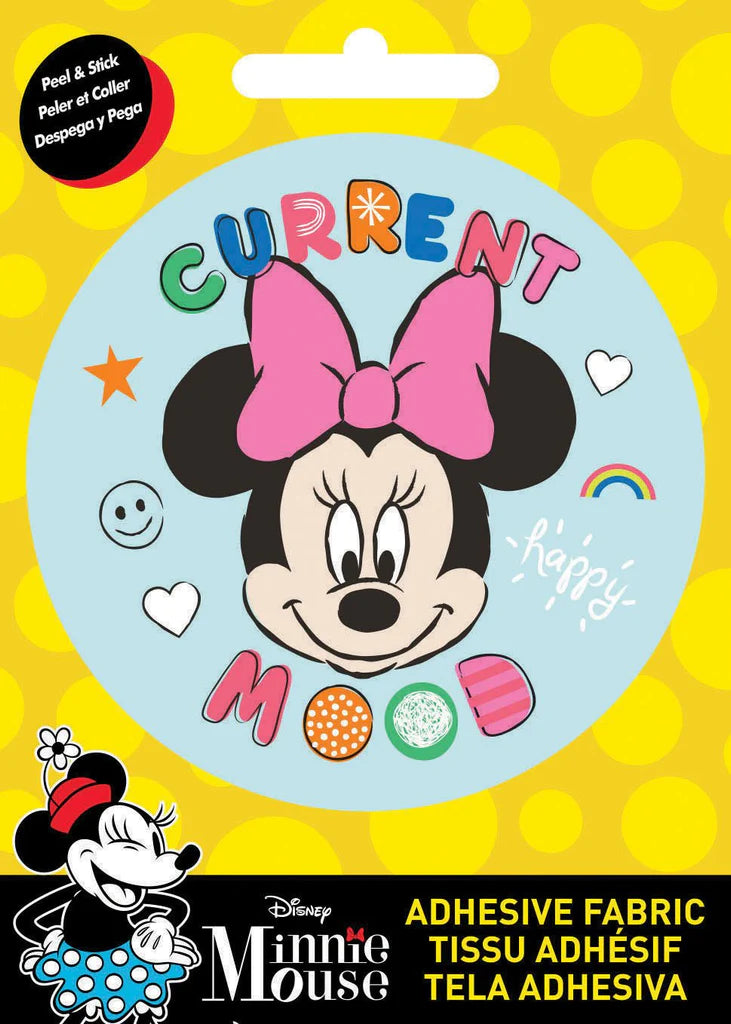 Adhesive Fabric Badge - Minnie Current Mood