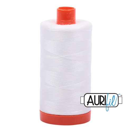 Natural White - 50 wt - Large Orange Spool