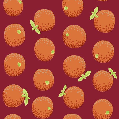 August 2021 - Oranges - Maroon