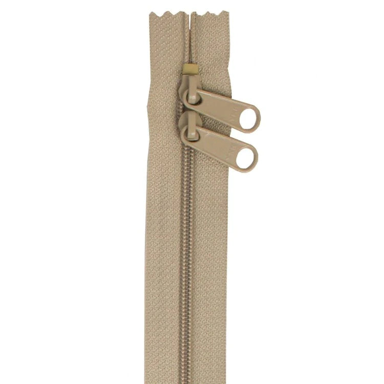 30" Handbag Zipper - Double Slide - Sage