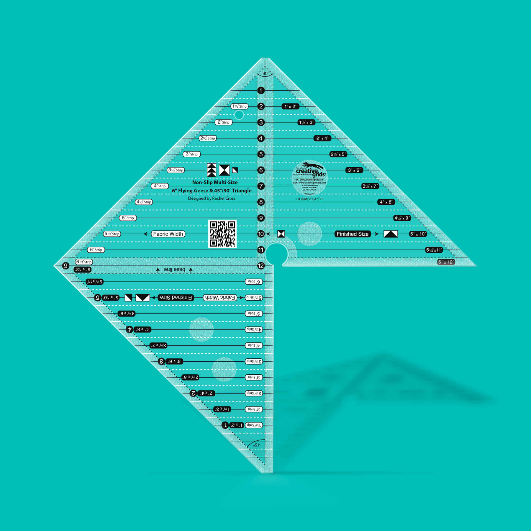 6in Flying Geese & 45/90 Degree Triangle