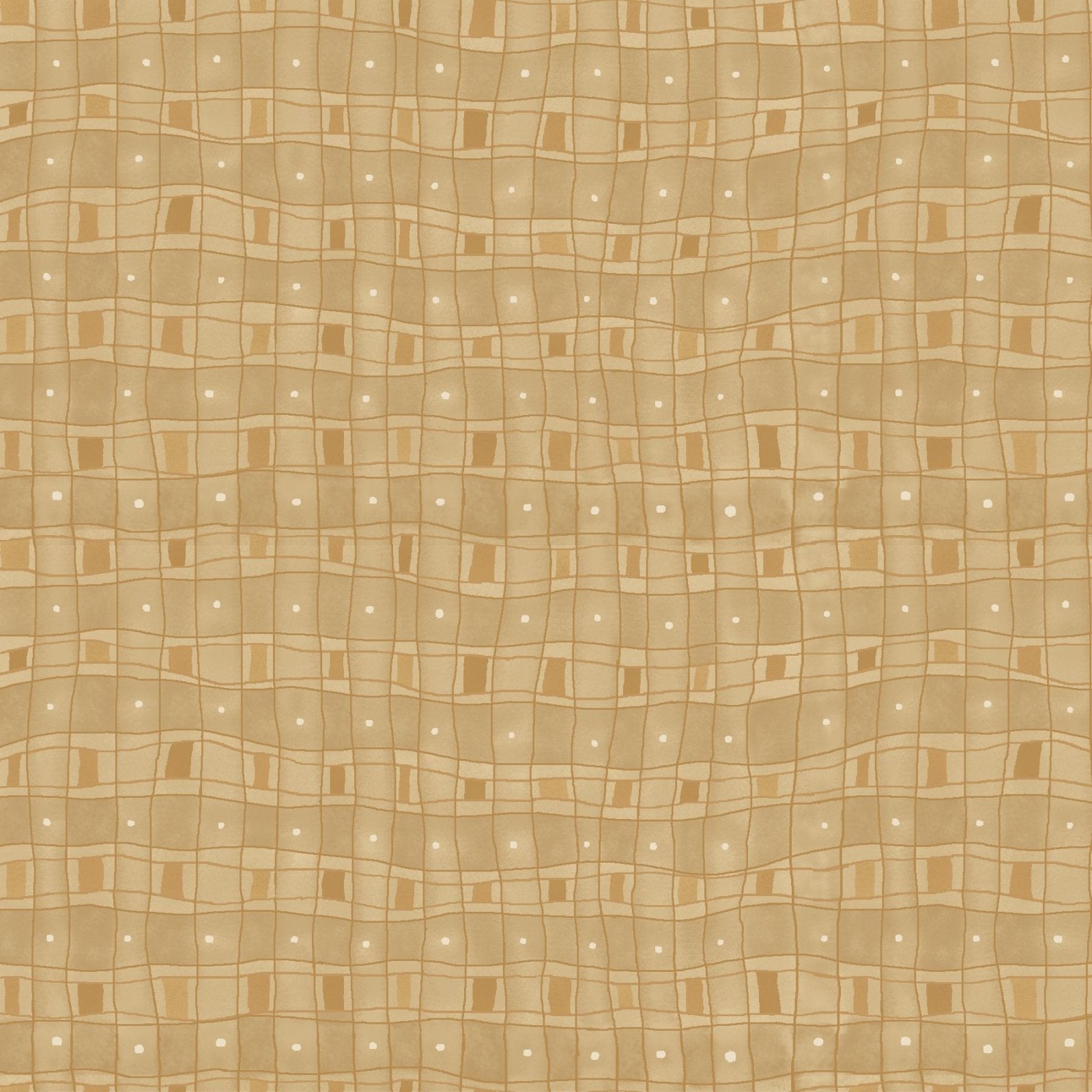 Linen Closet - Wonky Plaid - Tan