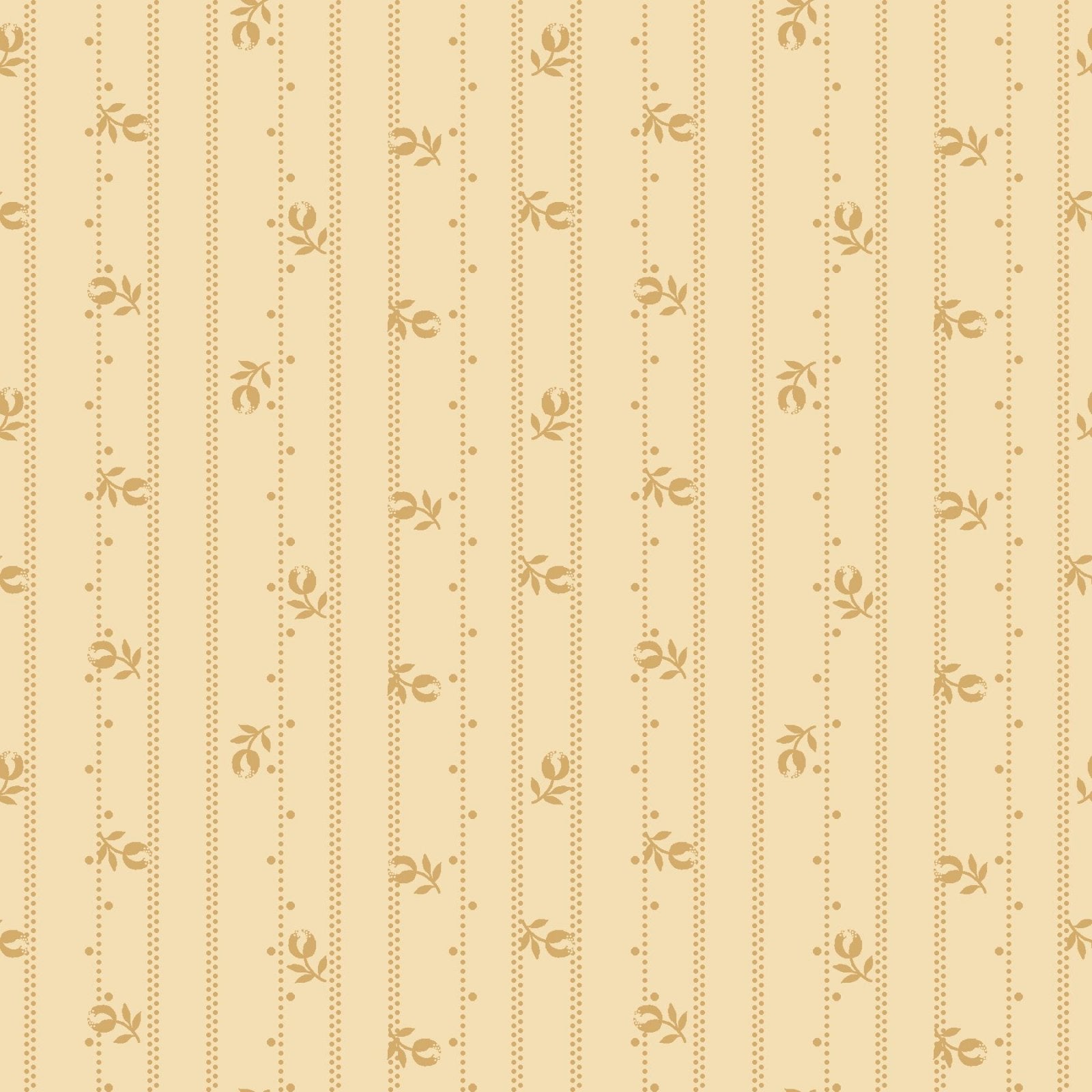 Linen Closet - Calico Stripe - Cream