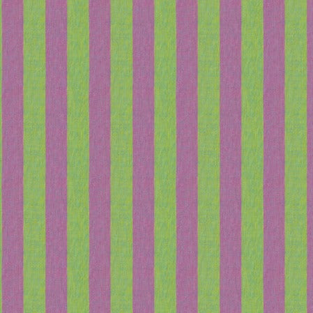 Shot Cotton - Wide Stripe - Apple