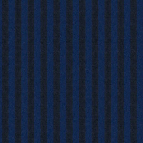 Shot Cotton - Narrow Stripe - Midnight