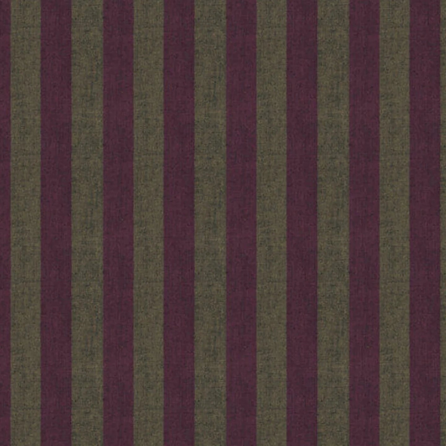 Shot Cotton - Wide Stripe - Cranberry